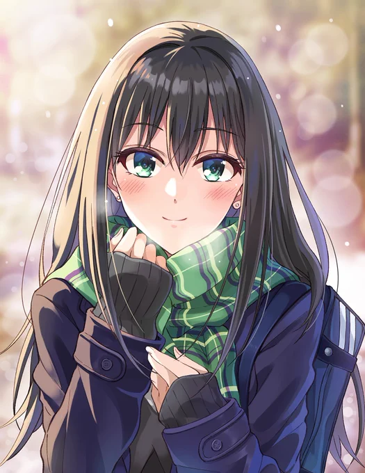 「ねえ...一緒に帰ろっか...」
#冬の日
#渋谷凛 