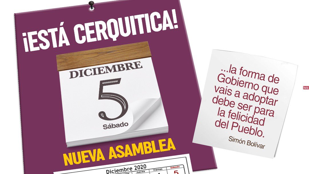 Ya viene la hora del rescate. #VenVamosJuntos