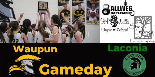 WaupunGBB's tweet photo. After a great win last night, we are back on the road tonight against Laconia! Stream the game live @ 7:15 with this link: https://t.co/c4Sg15rc8w #rollwaup https://t.co/slPii5iS4f