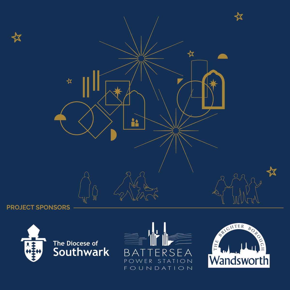 Join us here at 5pm for the opening of window number 5 AND the official launch of the Nine Elms Advent Calendar Trail 🌟 #Battersea #NineElms #London