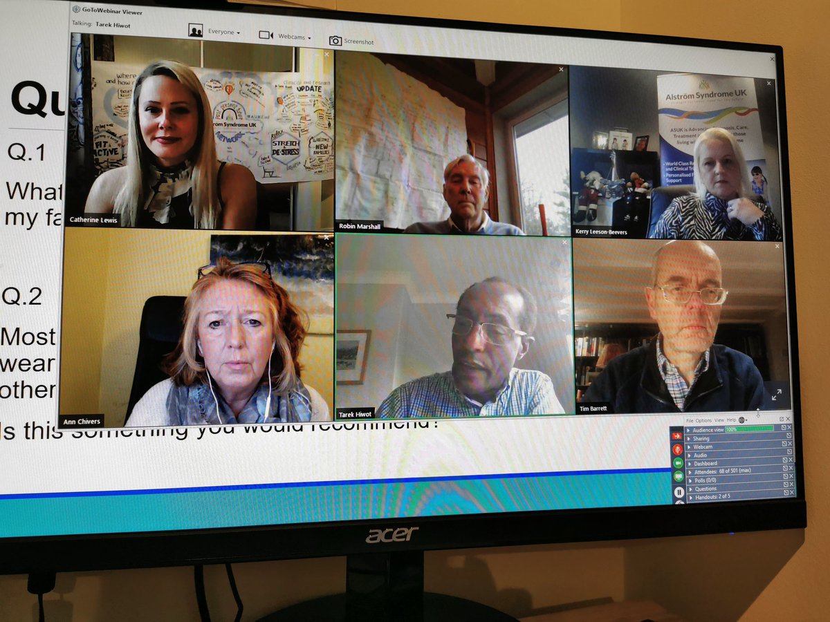 AS_UK's tweet photo. Fantastic to hear from Doctor Tarek Hiwot and Prof Barrett @euro_wabb about #COVID19 vaccines at the #AlstromSyndrome conference #ASConf @uhbtrust @Bham_Childrens @AssaiAlstrom @AlstromInternat https://t.co/XgdRnbtVmI