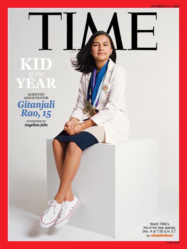 EsPopcrave's tweet photo. .@TIME nombra a su primer “Niño del año”: Gitanjali Rao.

La joven de 15 años es honrada por su trabajo al abordar problemas como el agua contaminada, la adicción a los opioides, el acoso cibernético y más. https://t.co/WTXuN2kJjH