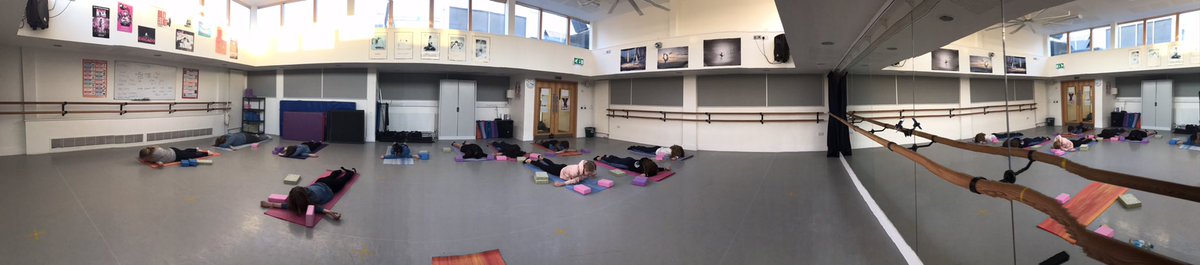 Beautiful Yoga session for our Games group on a Saturday 🙏🏻Students ready for a relaxing weekend 😇 
@LeysCambridge 
<a href="/LeysSport/">The Leys Sport</a> 
@LeysGreatHall 
#yoga #yogaday #dance #schoolday #sport #Namaste