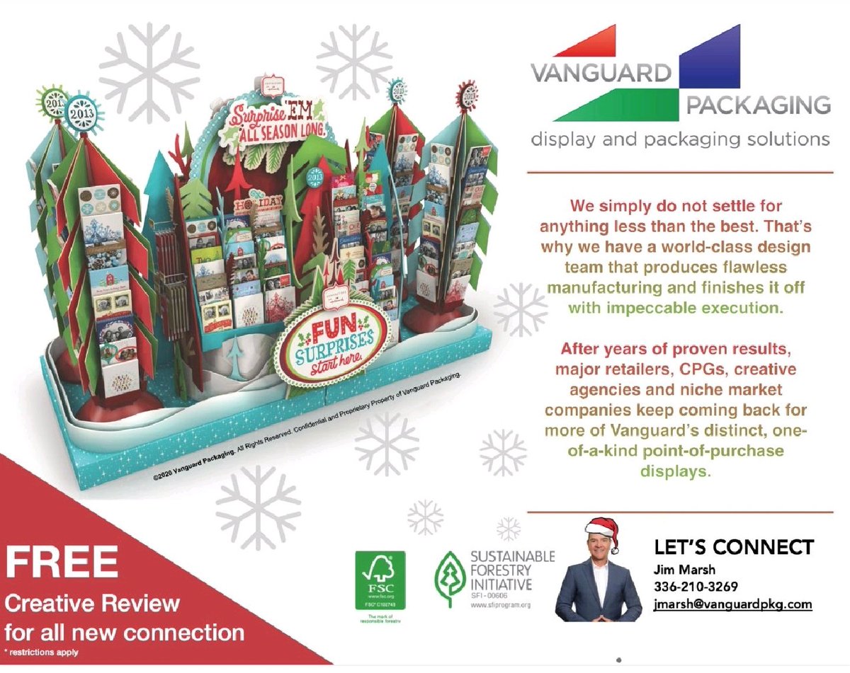 At #VanguardPackaging we strive to provide our clients with alternative creative strategies that leverage innovation and target both shopper &amp; retailer demands.