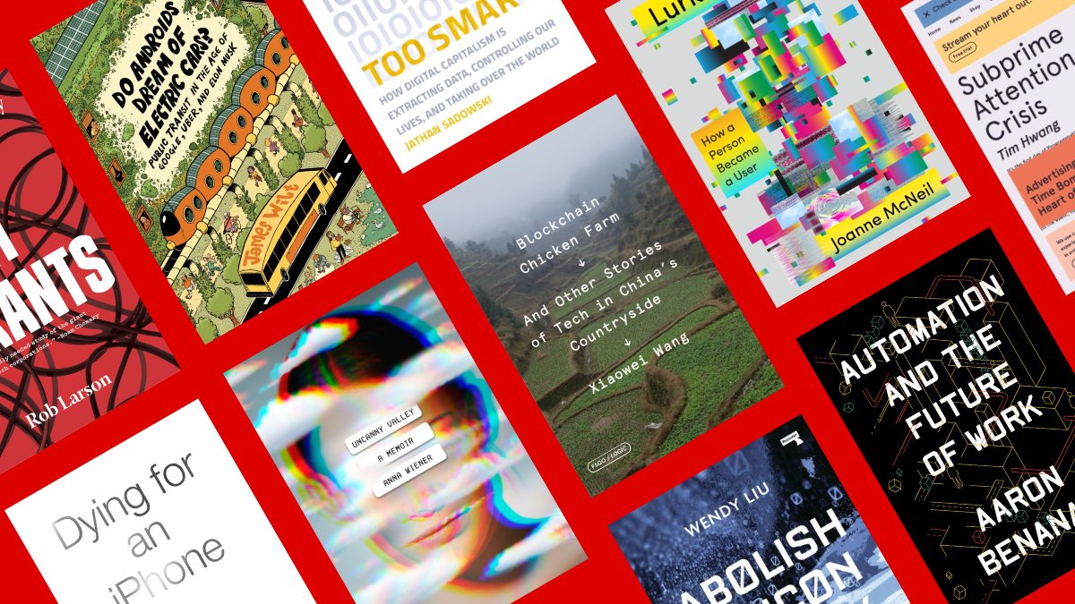 This year saw a ton of incisive, critical books on technology and the tech industry published by some fantastic authors — many of which have appeared on the show!If you’re looking for some great reads over the holidays, here’s a list of our ten favourites.