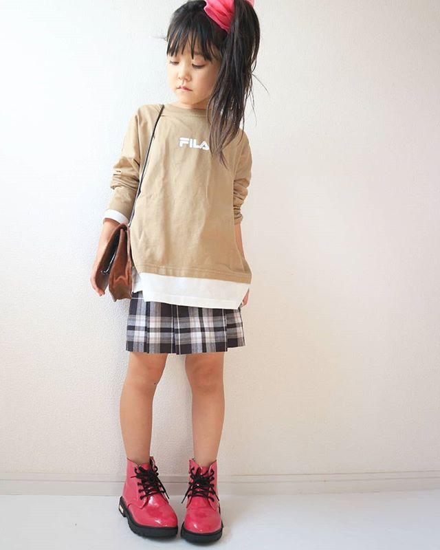 Lily Mily オフィシャル Fila 長袖フェイクレイヤードtシャツ Lily Mily オリジナル 130cm 160cm 全商品送料無料キャンペーン中 こちらから T Co Npiluuerki オシャレキッズ Jsガール 女子小学生 中学生女子 小学生コーデ 小学生