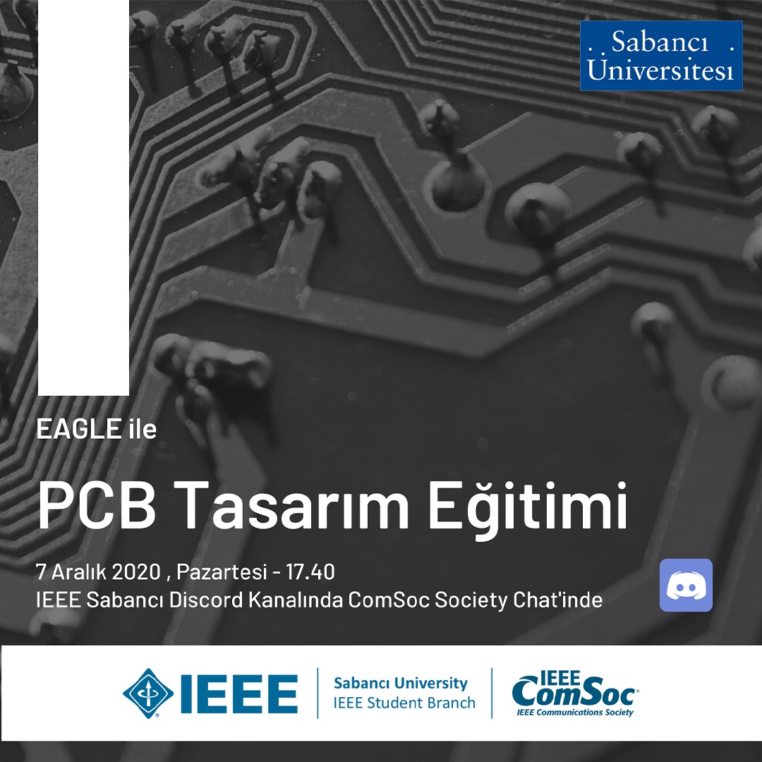 PCB tasarım eğitimlerimiz başlıyor ,sıfırdan, elimizde şeması olan bir kart tasarlayıp üretime hazır hale getireceğiz. EAGLE programını kullanacağız. Eğitimimiz Discordda ve türkçe. Herhangi bir formu doldurmamız gerekli değildir. Discord sunucumuz:
discord.gg/AstA2hD