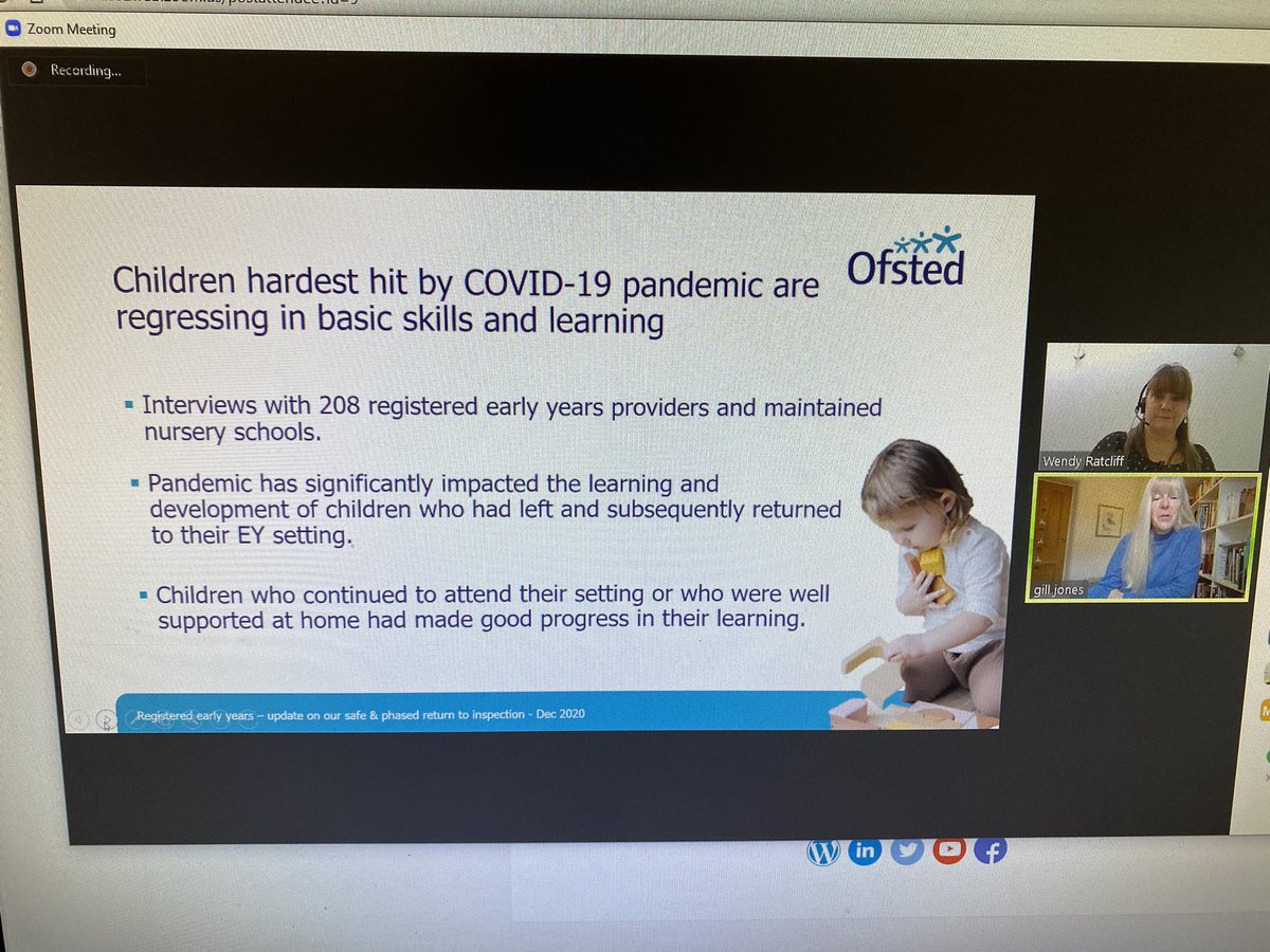 EY_Matters's tweet photo. @WRatcliffOfsted @GillJonesOfsted at #BrewEdEYOnline ... #EYMatters #TeamEarlyChildhood #EYTalking https://t.co/4zI5f0M3C7