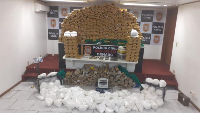 Rio Grande do Sul police built a shrine in honour of the War on Drugs 