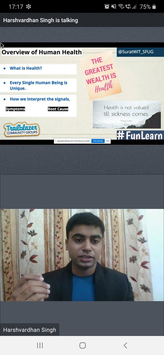 LaLiTNOFEAR's tweet image. #FunLearnSeason2 @SuratWIT_SFUG #FunLearn #FunLearnSeason2 #Health #Fitness