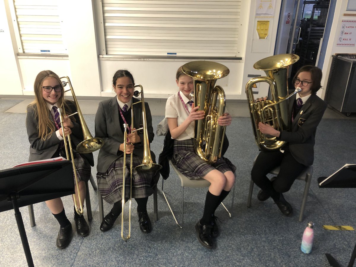 AMPEDU_Trinity's tweet photo. Possibly the best lower brass section in the City?? They sound GREAT! https://t.co/K8r7NdpSHV