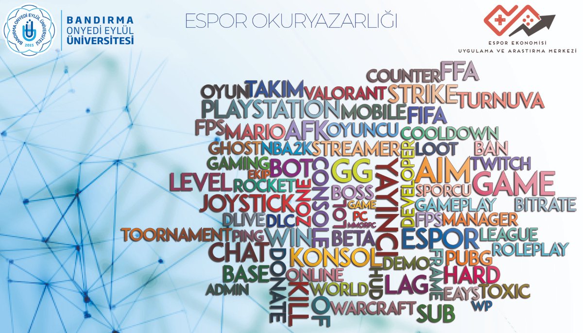 Araştırma Merkezimiz, ekosisteme kattığı bilimsel yayınlar, bilimsel toplantılar, bilimsel programların yanı sıra ülkemizde ilk defa Espor okuryazarlığı eğitimlerine başlıyor.