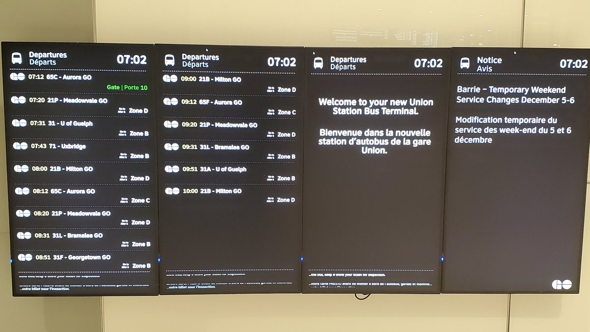 Here's how to find your bus. Before departure, check for the zone. Go to zone. Closer to departure, gate number at zone will then be displayed. Three zone references in one tweet, so good morning  @PlannerSean  @g_meslin  @alexbozikovic  @Michael_A_Mizzi