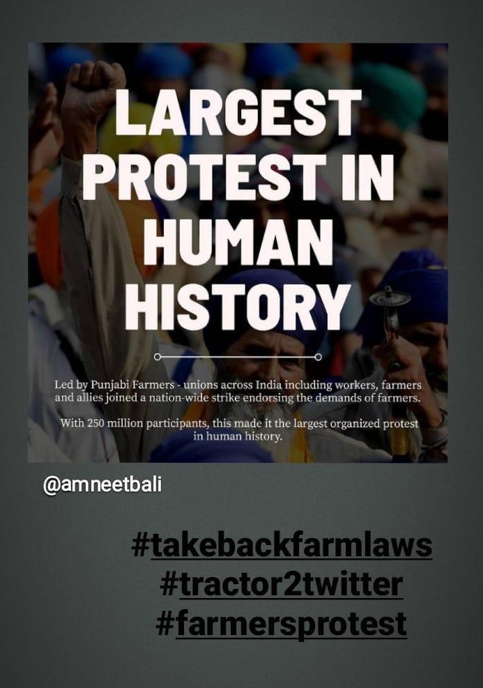 rubalsharma64's tweet photo. #TakeBackFarmLaws 
#tractor2twiter 
#FarmersProtest 
#boycottambaniadani https://t.co/lFTlBEcaRv
