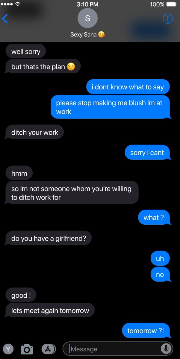 110. they never say no