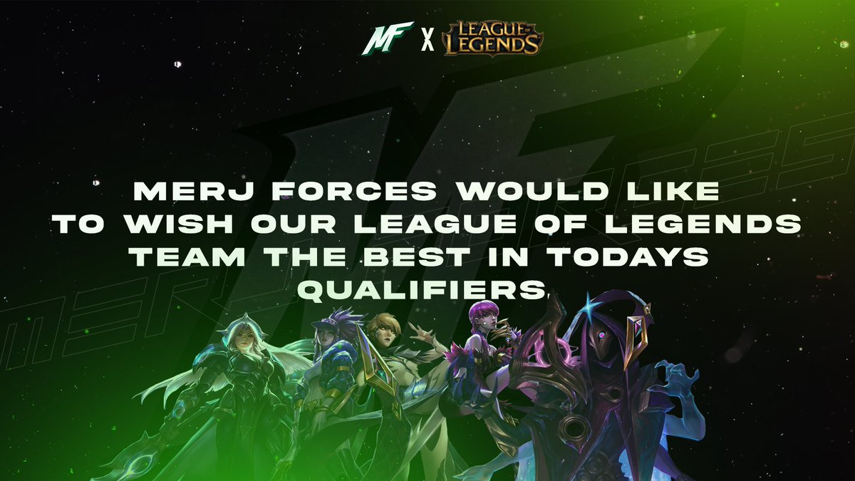 MerjForcesLTD's tweet image. Today our league of legends team fight it out to be Pro players.

We couldn’t be more proud of what you’ve accomplished so far! 🏆🏆
@Koxira1 
@maleksandar855 
@SylerSK 
@Simpan000 
@Pinja45980870 

#MerjWithUs