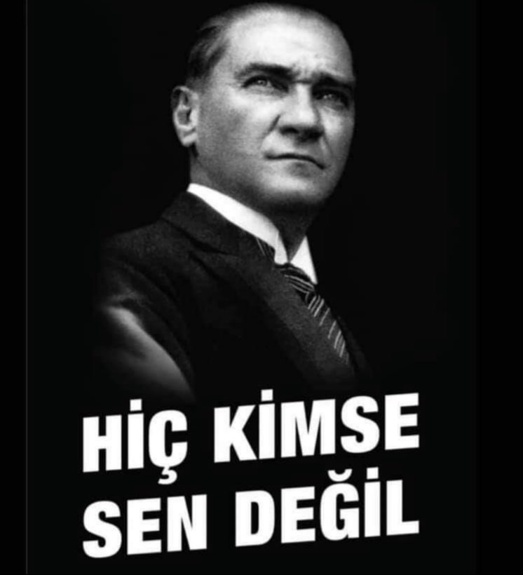 EzoAytas's tweet photo. #KemalizmGururdur
#KemalizmŞereftir Sapıklar, serseriler çatlasın.
Vatan haini gözleriniz Adam görsün ADAMMM https://t.co/v5D8zvPXA4