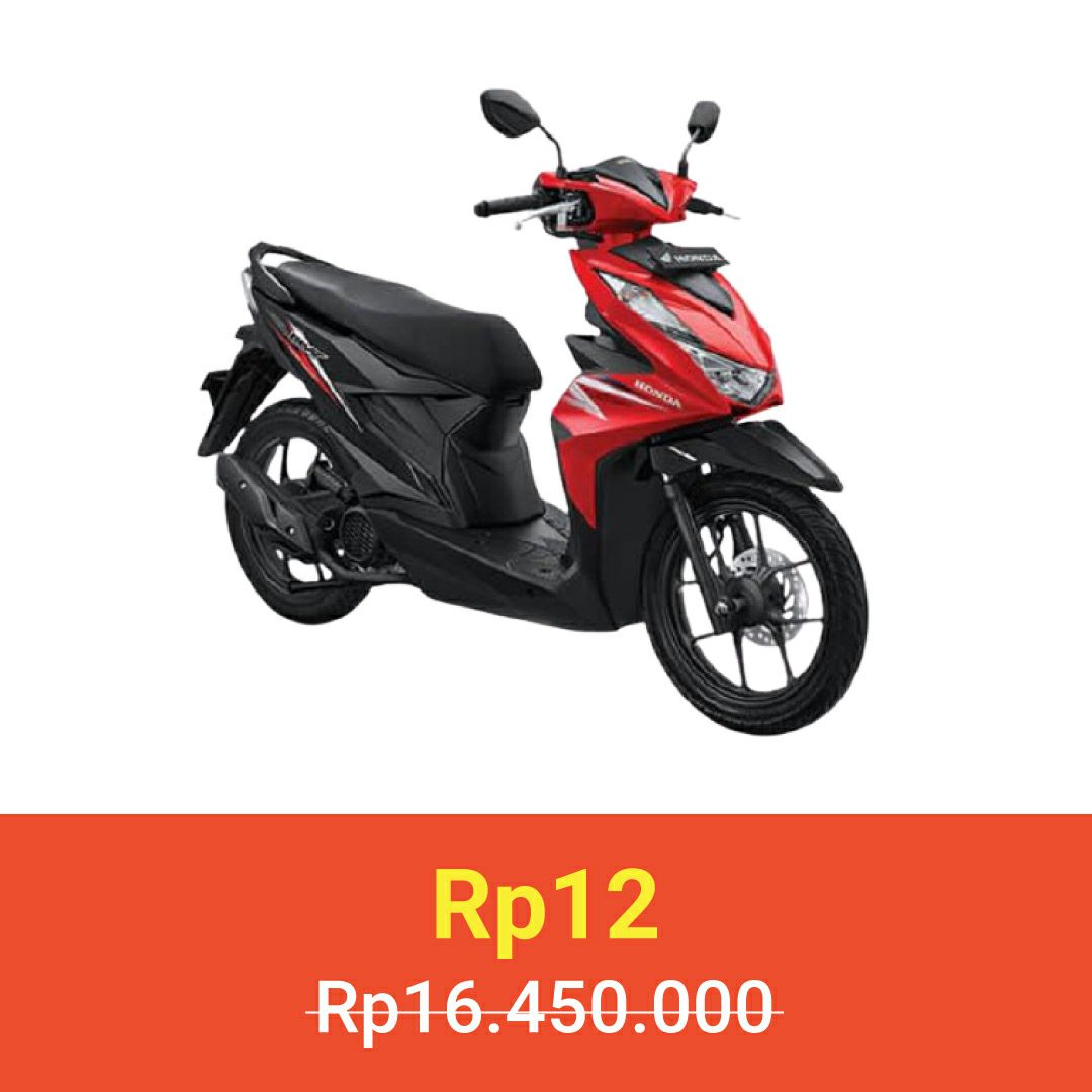 Aku vote Honda Beat CBS di Shopee LIVE 12.12 Birthday Festival! Ayo ikutan dan dapatkan produk favoritmu hanya Rp12! shp.ee/htaxbwstfrr