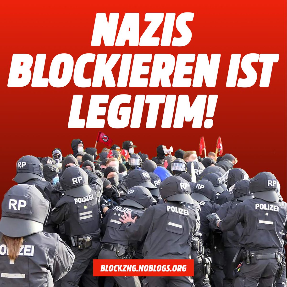 BlockZHG's tweet image. 89 Menschen die mit uns in Remagen den jährlichen Naziaufmarsch blockiert haben drohen teure Gerichtsverfahren.
Solidarisiert euch und greift uns bei Anwalts- und Verfahrenskosten unter die Arme!
Mehr Infos: blockzhg.noblogs.org
#Antifa #BlockZHG #rmg1411