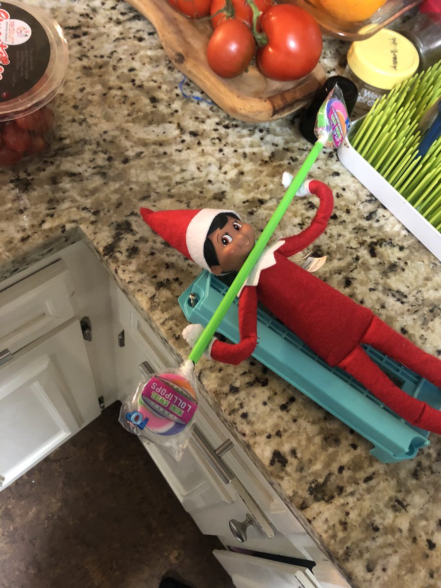 F3Matinee's tweet photo. Starting to have fun with this elf on the shelf https://t.co/xVlG5v2BDD