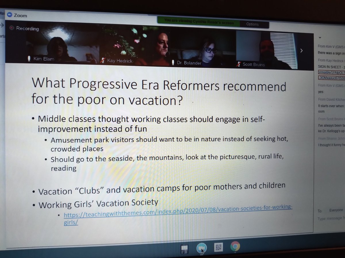 Learning with Dr. Cynthia Reesor this morning  on how the Industrial Revolution influenced vacations. <a href="/RCSHSOffices/">RCSHS Offices</a> <a href="/RowanSchools/">Rowan County Schools</a> <a href="/AspireKy/">ASPIRE KY</a> #rcshstogether
