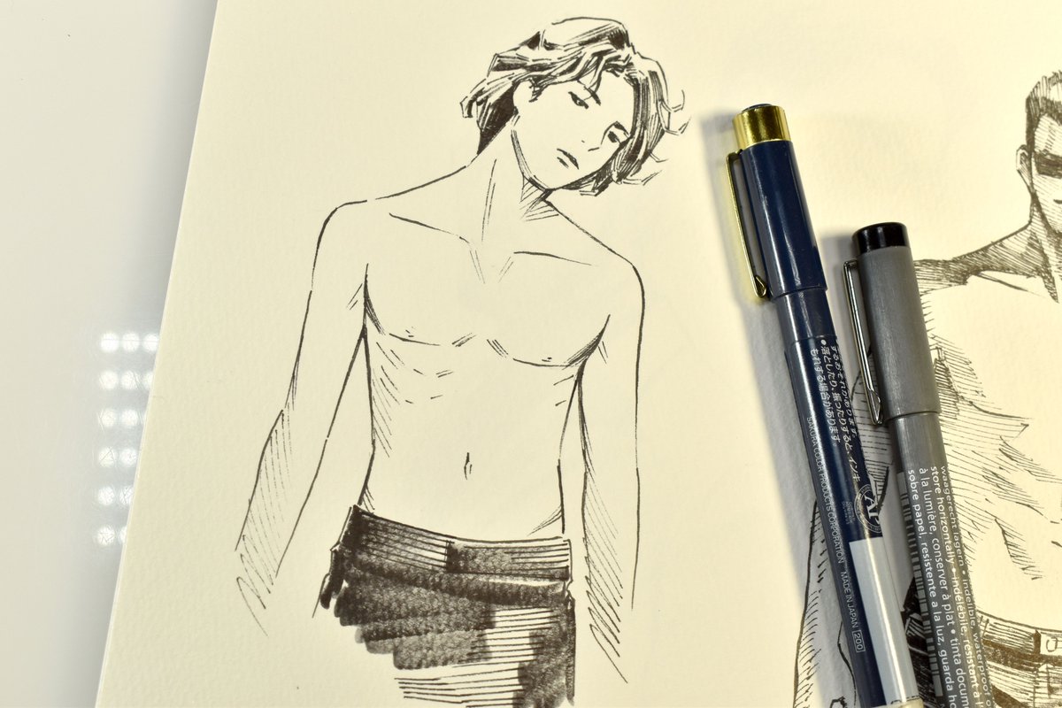 イケメンラクガキ
そして4枚目のメガネ3人を描いてるとこの動画です
https://t.co/bymNCPAWO7 