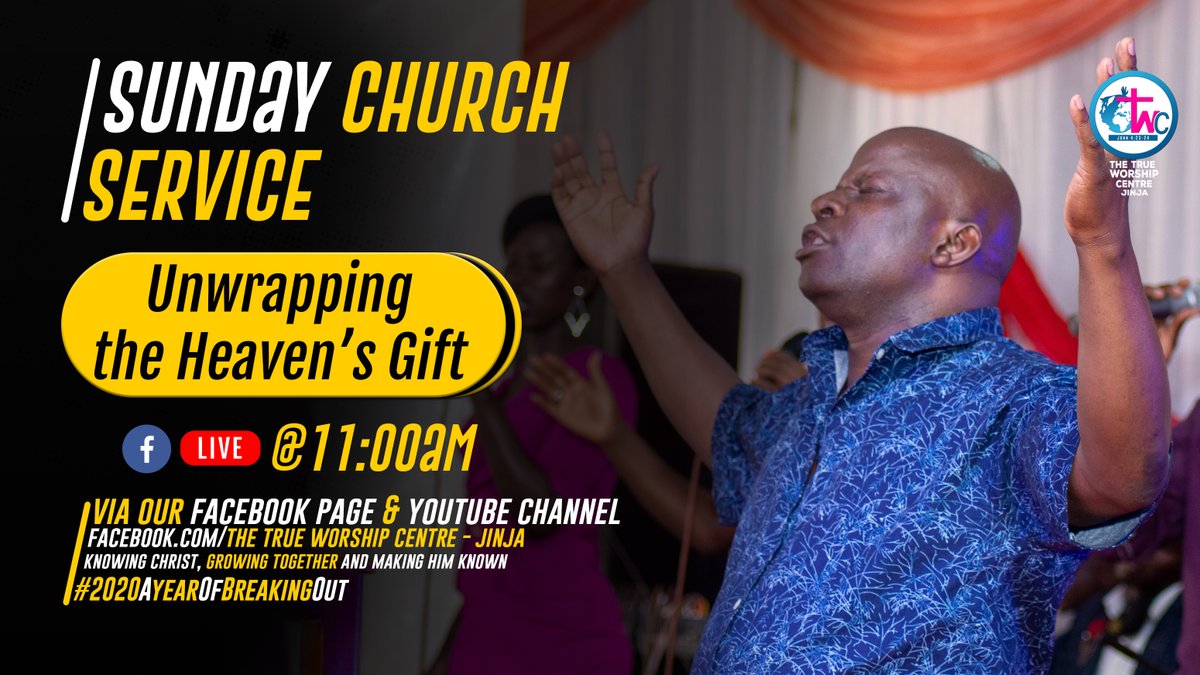 TWCJinja's tweet photo. Join Bishop @robert_sityo in a live video right here on our social media platform, as he shares another powerful sermon with us this Sunday from 11:00 am to 1:00 Pm.
#twcjinja #livingbythespirit 
https://t.co/vTgC8XosgP https://t.co/zf66RGPSpD