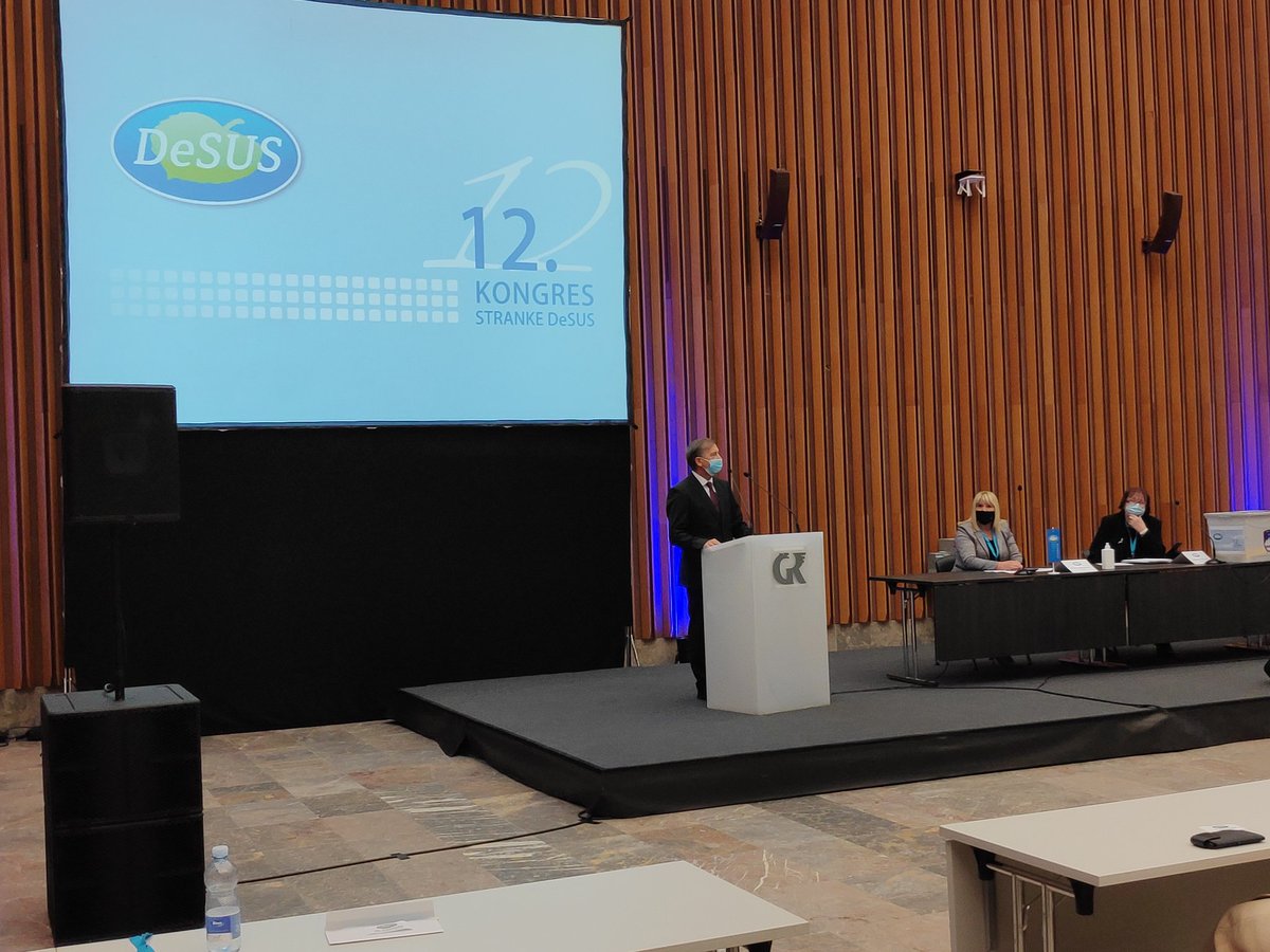 Čestitke novemu predsedniku stranke DeSUS, Karlu Viktorju Erjavcu❗👏