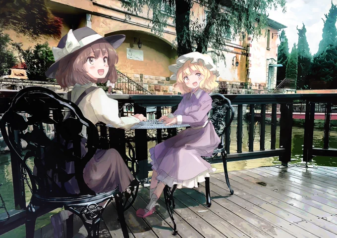 「晴れたわね」
「もうそろそろ行く?」

#無理やり秘封と結びつける12月 12月5日 秘封GOしがち 