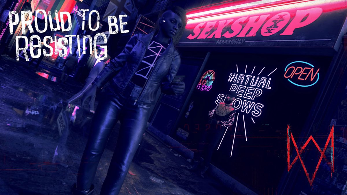 MiyukiMiyasaki's tweet photo. #WatchDogsLegion #PS4share Miyuki #DeadSec - Love The Neon London - #CyberPunk2077 vibe. #Cdprojektred  <3 https://t.co/1AOozFu1Td. https://t.co/lrxx8VjlSK