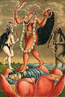 - Chinnamasta -Chinnamasta is fifth mahavidya (comes before Bhairavi & Dhumavati, I missed her out by accident). She is the goddess of very strong & fearsome iconography. Standing naked, with her two maidens, she removes her own head.