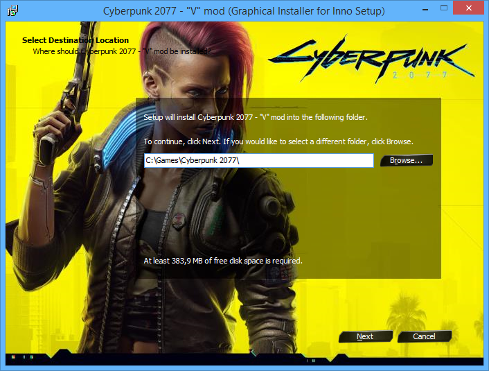 unsignedsw's tweet photo. The very first mod (in prepare) for #Cyberpunk2077 is using #GraphicalInstaller for #InnoSetup!
Isn't is looking awesome @CDPROJEKTRED @CyberpunkGame ? https://t.co/23sdMFlvmv
