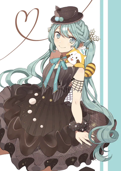 ラスカルコラボのミクさん?
#初音ミク 