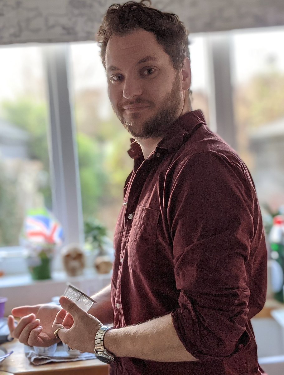 We're recreating our first ever date (2 years ago yesterday)  #lockdown style.We got dressed up a bit nice (minus Scumm wearing comfy joggers because y'know, post op.) #COVID19  #HowWeMet