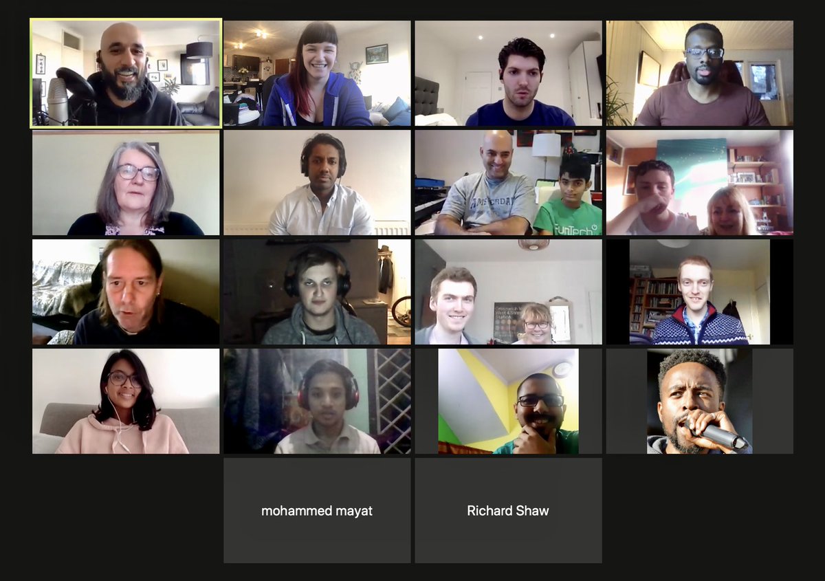 Having an amazing time at the online workshop: CELEBRATE THE VOICE' - with <a href="/schoolofbeatbox/">School Of Beatbox</a>, <a href="/stopholdingback/">StopHoldingBack</a> and <a href="/citylit/">City Lit</a>.
Really hope that STUC will be able to collaborate with these guys in 2021!!
#stutter #stammer #stuttering #stammering #workshop #online #collaboration