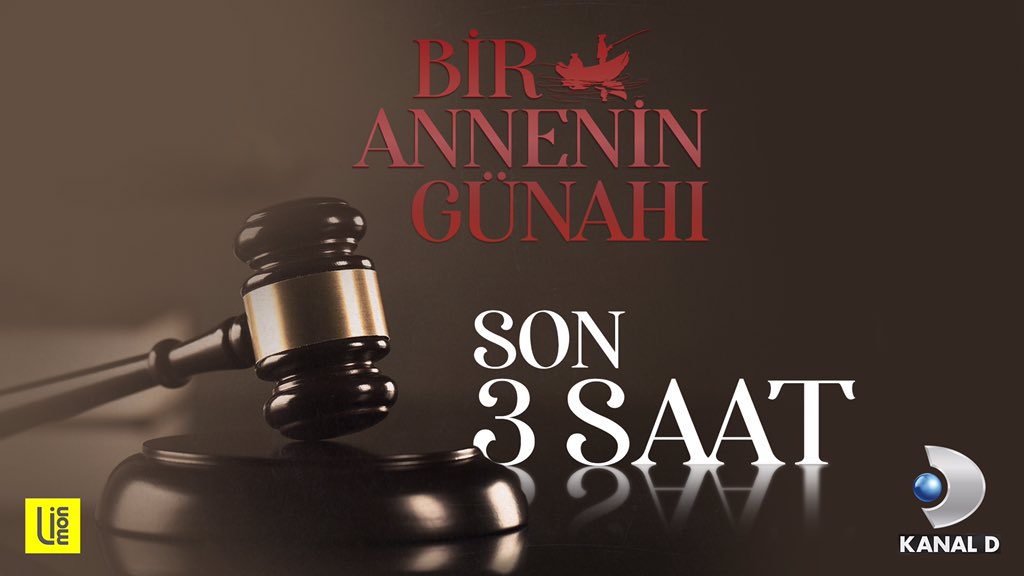 Heyecanla beklenen yeni bölüm için SON 3 SAAT! ⏰ 

#BirAnneninGünahı yeni bölümüyle 20.00’de #KanalD’de! @LimonFilm <a href="/yapimskala/">Skala Yapım</a> <a href="/KanalD/">Kanal D</a>