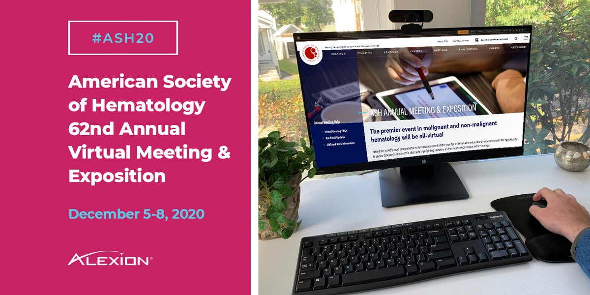 Looking forward to #ASH20! We’ll be sharing our research in atypical hemolytic uremic syndrome (#aHUS) and paroxysmal nocturnal hemoglobinuria (#PNH), two rare blood disorders. #ASHFromHome #ASHTogether 
 bddy.me/3mOMzlC