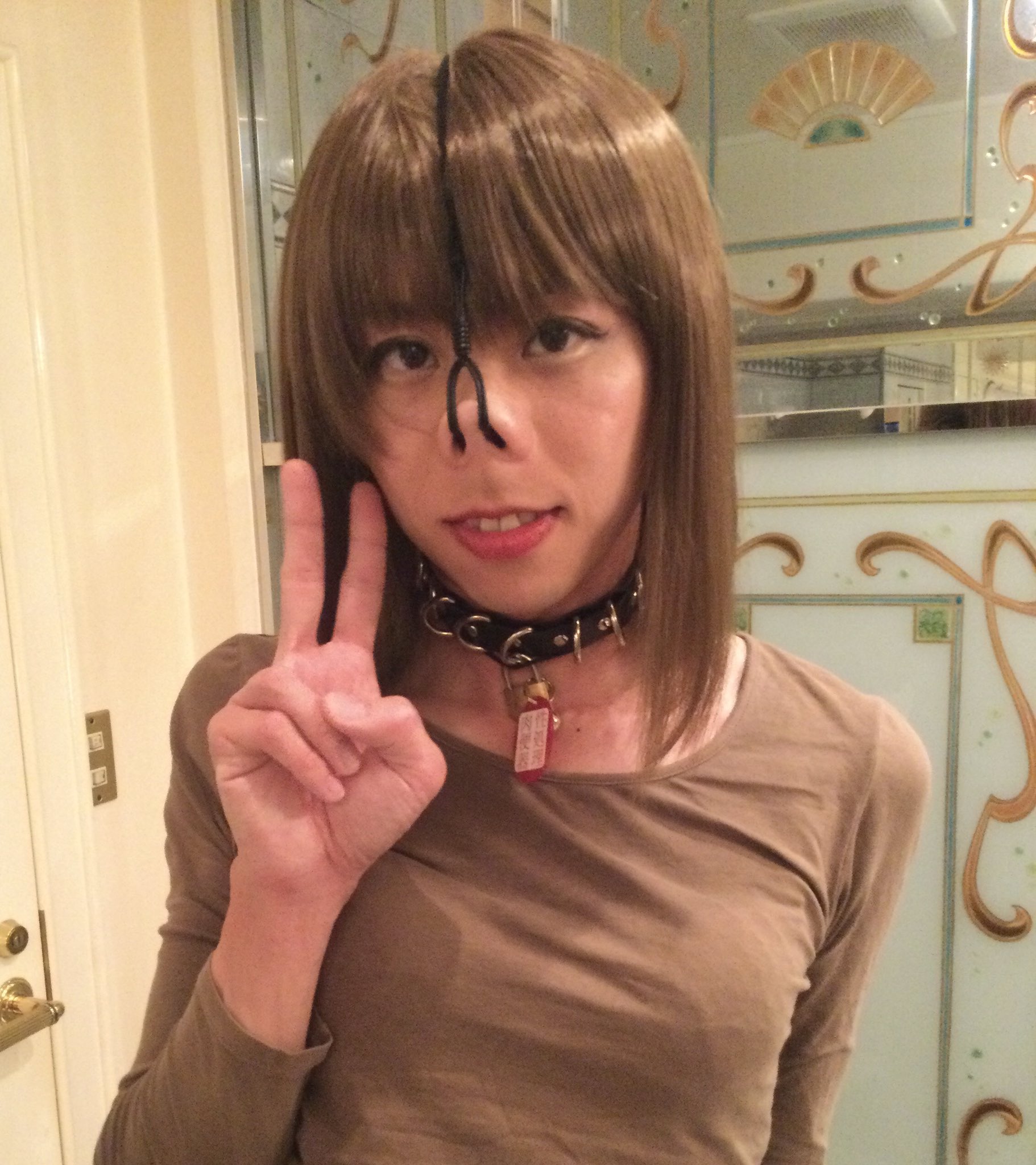 女装　　鼻フック 