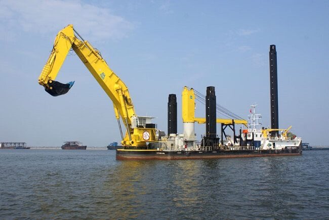 We do use big and small dredgers.