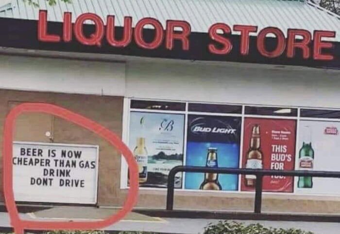 stickerheadwrap's tweet image. #signs #messageboard #beersign #beer #cheaper #than #gas #dont #drink #and #drive