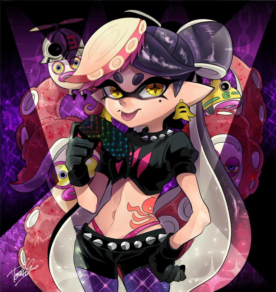 タコリちゃん
#皆さん線画と塗った後を見せてください #Splatoon2 