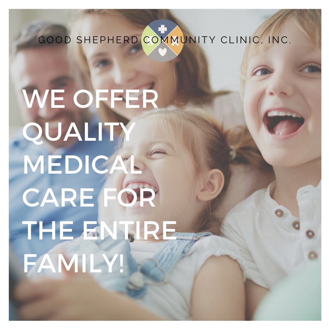 gsccwellness's tweet photo. We offer quality medical care that you and your family can count on!
⠀
#BuildingHealthyFamilies #GSCCwellness #BuildingHealthyPeople⠀
https://t.co/WA8uzZ2p8J⠀
⠀
¡Ofrecemos atención médica de calidad con la que usted y su familia pueden contar! https://t.co/JZlur7mTxF