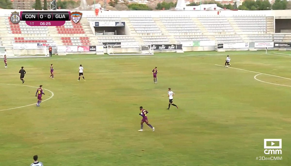 VeteranosGuada's tweet photo. Casi el 90 % de estos minutos iniciales, se ha jugado en campo Conquense. Esto pinta bien #3DenCMM Vamos cachorros!! https://t.co/7ra46mmggb