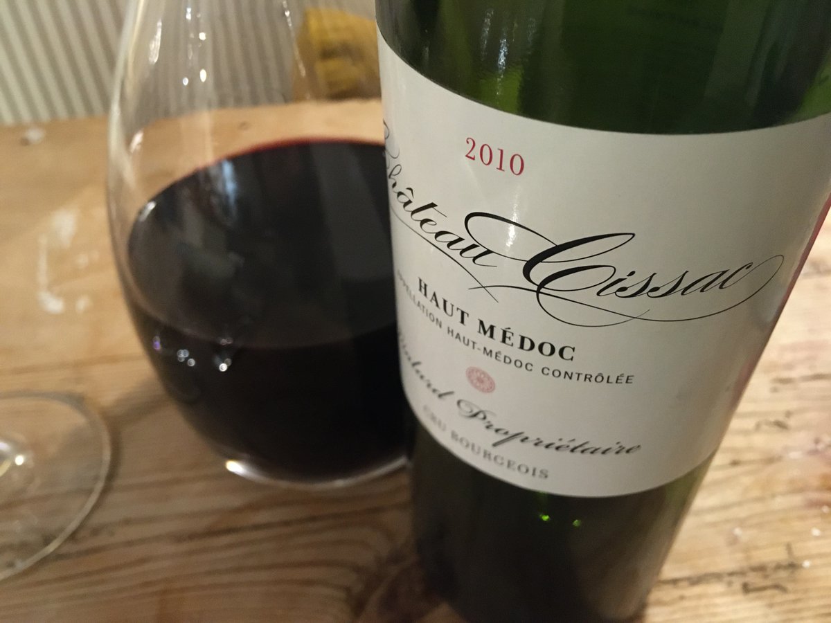 Jeremyonwine's tweet photo. #Cissac ‘10 looking good - almost a #Pauillac like #HautMedoc #wine #vin #Bordeaux #winelover and fascinating contrast to #Beaumont last night... https://t.co/llkNQXUjAC