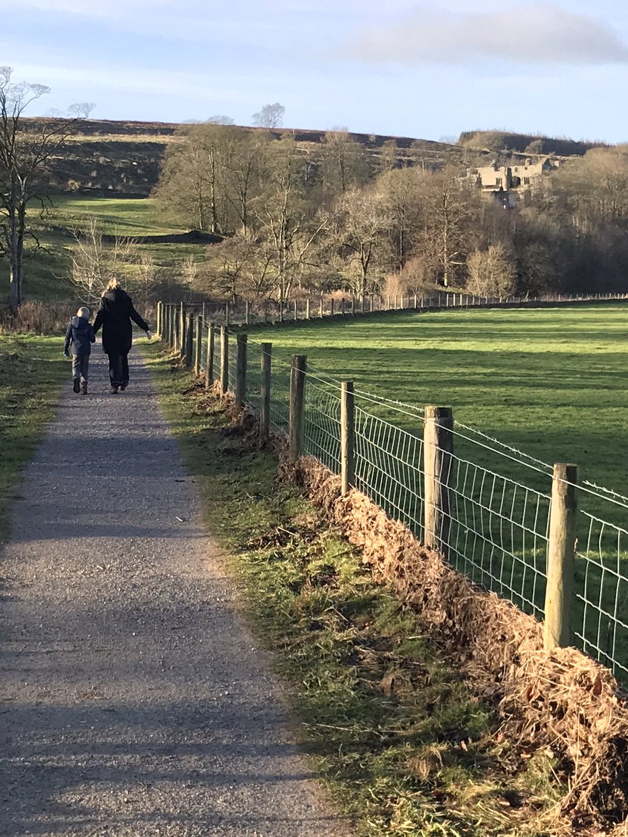 JohnDarnbrook's tweet photo. WOW! As more training for our 100 mile, 8 day Dales Way walk next Easter, Family D have today walked 14.3 MILES, enjoying beautiful winter sunshine. 

The fish &amp; chips we collected on the way home have never tasted so yummy!

🥾🥾😃👍
🥾🥾😃👍
🥾🥾😃👍 https://t.co/AEoyVrwDHL