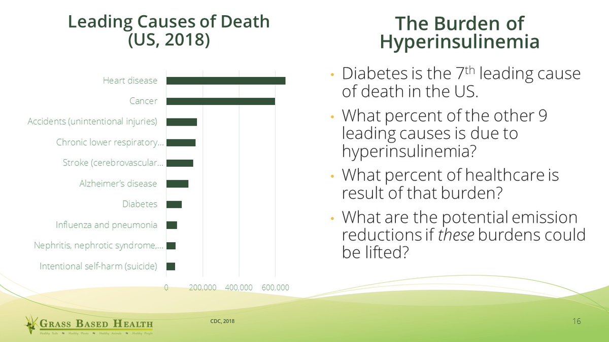20/nSo far, this exercise has "just" been about the potential impact from reducing/eliminating diabetes medication use in the US. A perspective informed by metabolic health & species appropriate diet would lead us to estimate the impact reductions from treating hyperinsulinemia.