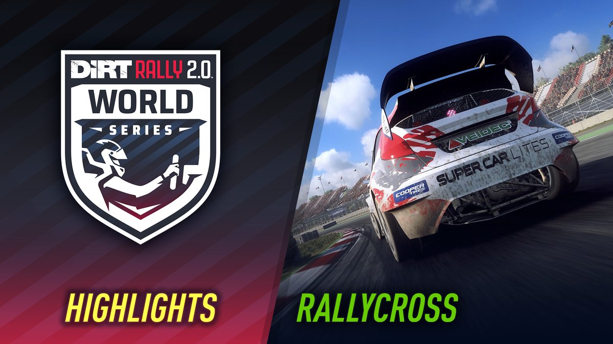 We've just rounded out another great day of action in the #DiRTRally 2.0 World Series! 🏆

Catch the highlights below and we'll be back in 2 weeks for the Semi-Finals 🆚

🔴 Rally: youtu.be/J1N5Um-smco

🔴 Rallycross: youtu.be/wpvGaVm14Bk