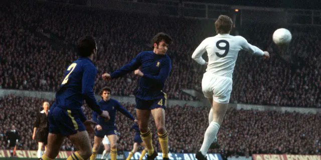 Chelsea v Leeds. Their 1970 FA Cup final replay was the most watched club football game of all-time in this country. 28 million tuned in, behind only the 1966 World Cup final.
