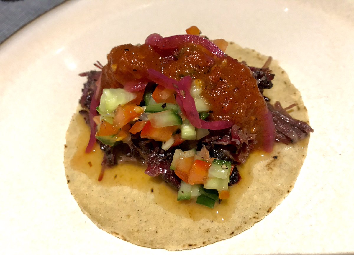 TomBowerBrum's tweet photo. Melt in the mouth Ox Cheek tacos from @andylownslow’s taco kit https://t.co/QgLyhNzE0X