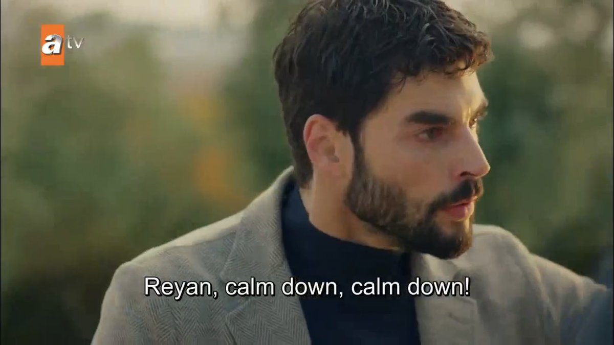 the way she knows the first thing azize would do would be to come for hazar and she is right to be scared my baby   #Hercai  #ReyMir